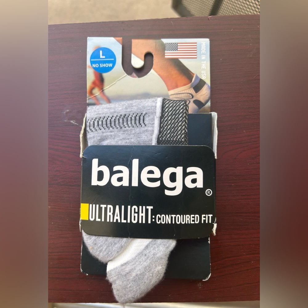 Balega Ultralight No Show Cushioned Large size socks